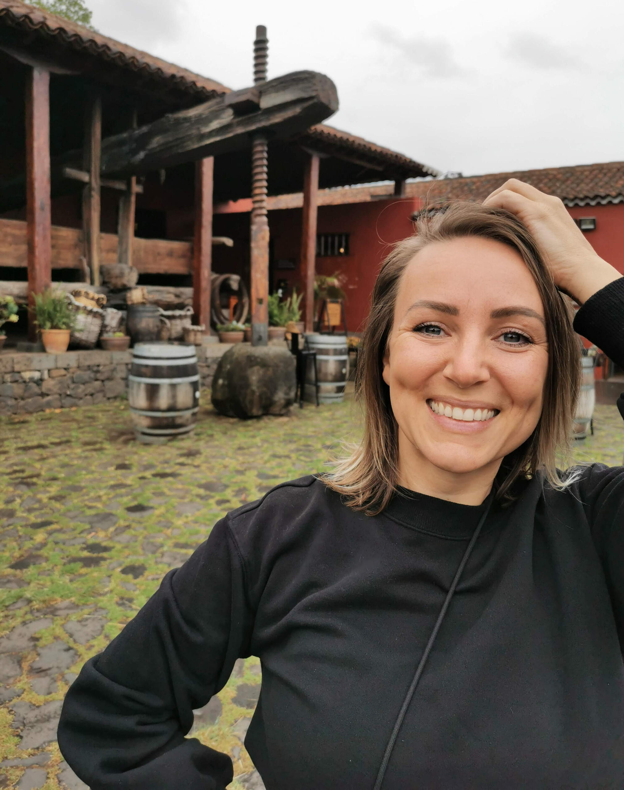 Andrea Endres at local winery